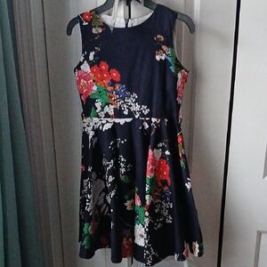 Floral Sleeveless Kids Dress